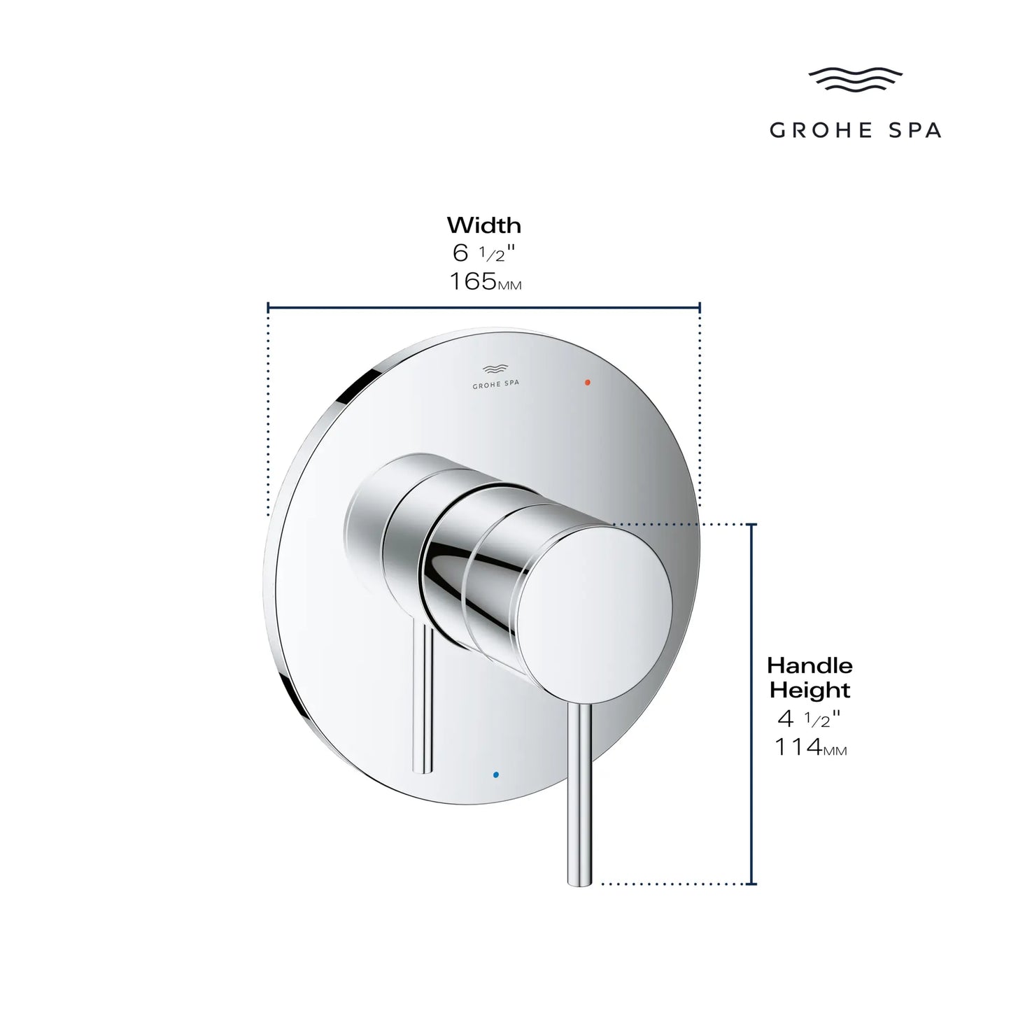 Grohe Atrio New Pressure Balance Valve Trim with Cartridge