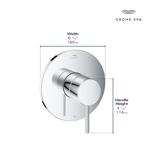 Grohe Atrio New Pressure Balance Valve Trim with Cartridge