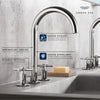 Grohe Atrio New 8" Widespread 2-Handle M-Size Bathroom Faucet 1.2 Gpm