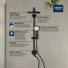 GROHE 25" Tempesta Shower System, 6.6 L/min (1.75 gpm) – 26123