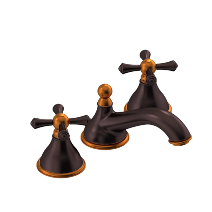 Rubinet Widespread Lav. Set. (less drain) Oil Rubbed Bronze