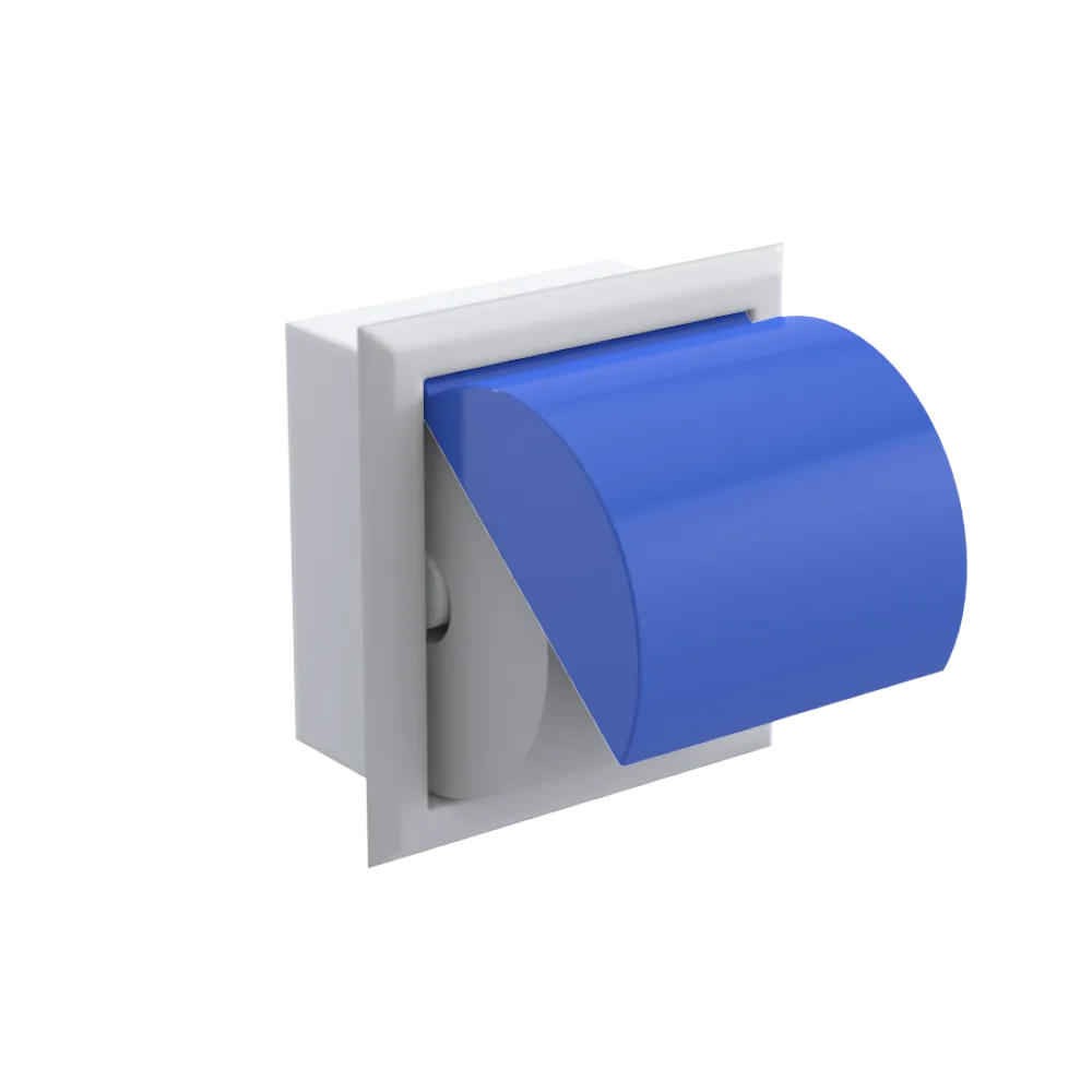 Rubinet RECESSED TOILET PAPER HOLDER White