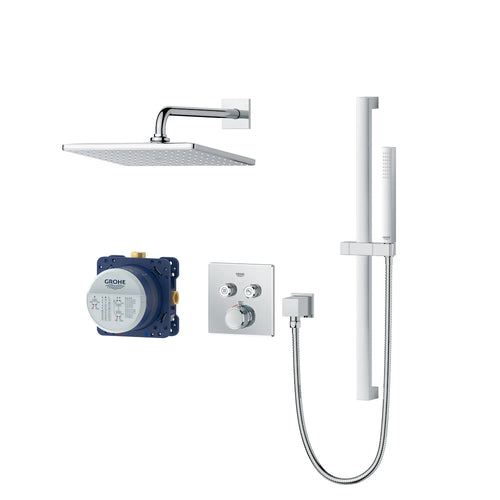 Grohe Rainshower SmartControl Thermostatic Dual Function Shower Kit