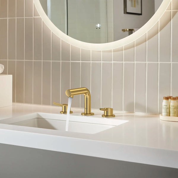 Concetto™ 8" Widespread 2-Handle S-Size Bathroom Faucet 1.2 Gpm - Golzar Home