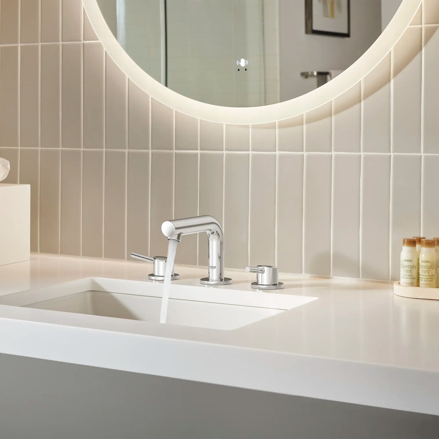 Concetto™ 8" Widespread 2-Handle S-Size Bathroom Faucet 1.2 Gpm