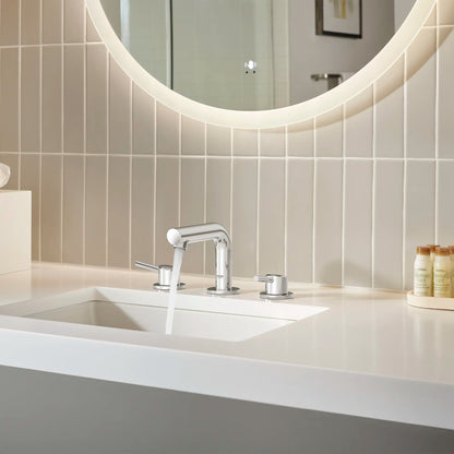 Concetto™ 8" Widespread 2-Handle S-Size Bathroom Faucet 1.2 Gpm