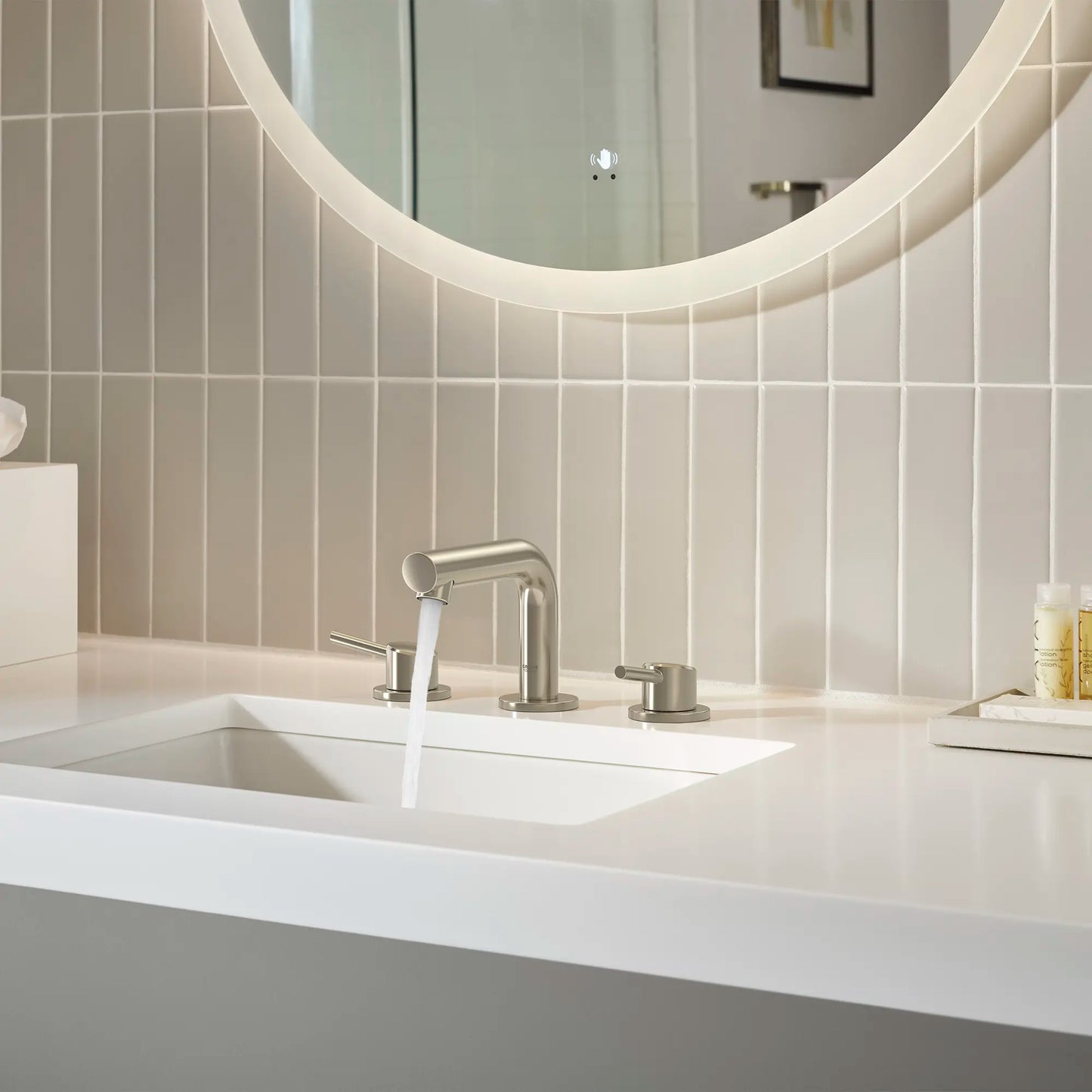 Concetto™ 8" Widespread 2-Handle S-Size Bathroom Faucet 1.2 Gpm