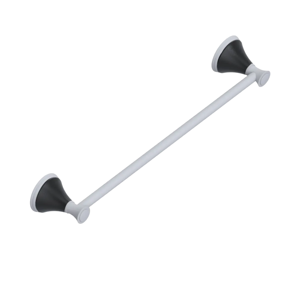 Rubinet Towel Bar 18" Matt White