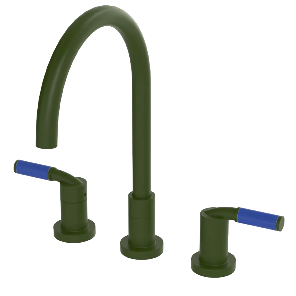 Rubinet Widespread Kitchen Set Green Envy