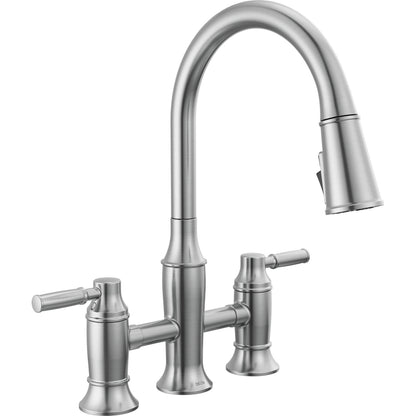 Renaldi Pull-down Bridge Matte Black Pray 2L - Lumicoat Arctic Stainless
