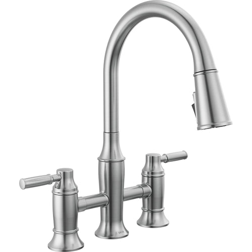 Renaldi Pull-down Bridge Matte Black Pray 2L - Lumicoat Arctic Stainless