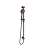Baril 3-spray sliding shower bar with built-in supply elbow