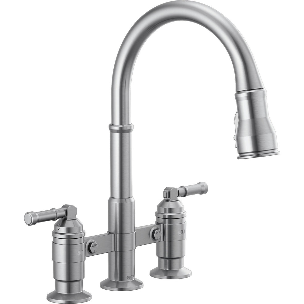 Broderick Pull-down Bridge Kit Withshieldspray 2L - Arctic Stainless