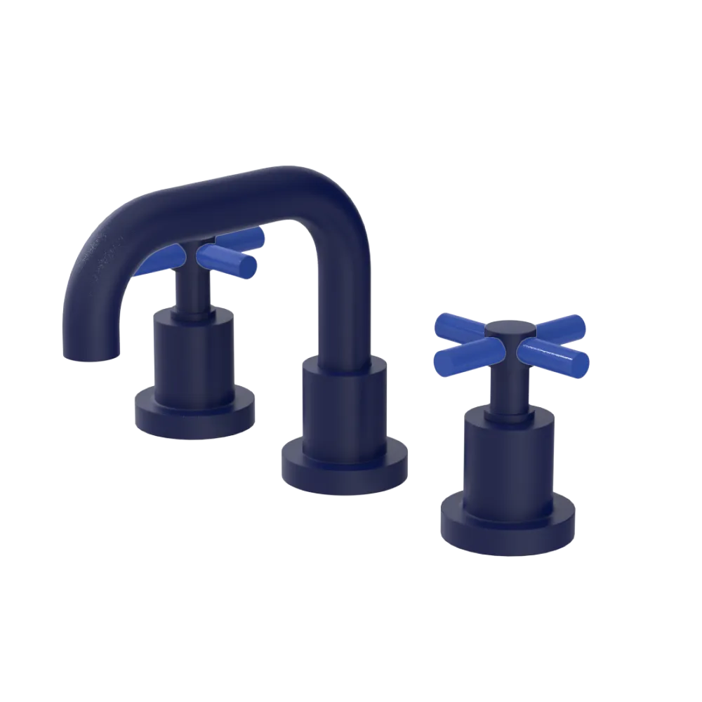 Rubinet Widespread Lav. Set. (less drain) Midnight Blue