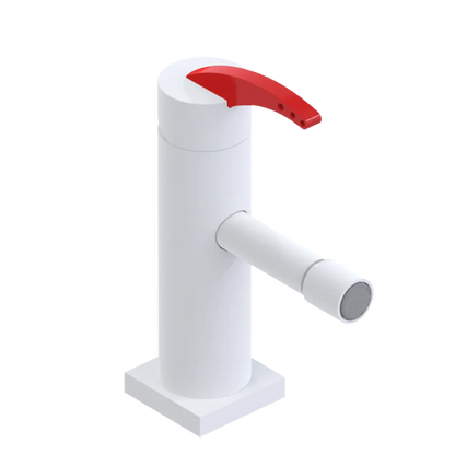 Rubinet Single Control Bidet Fitting (less drain) Matt White