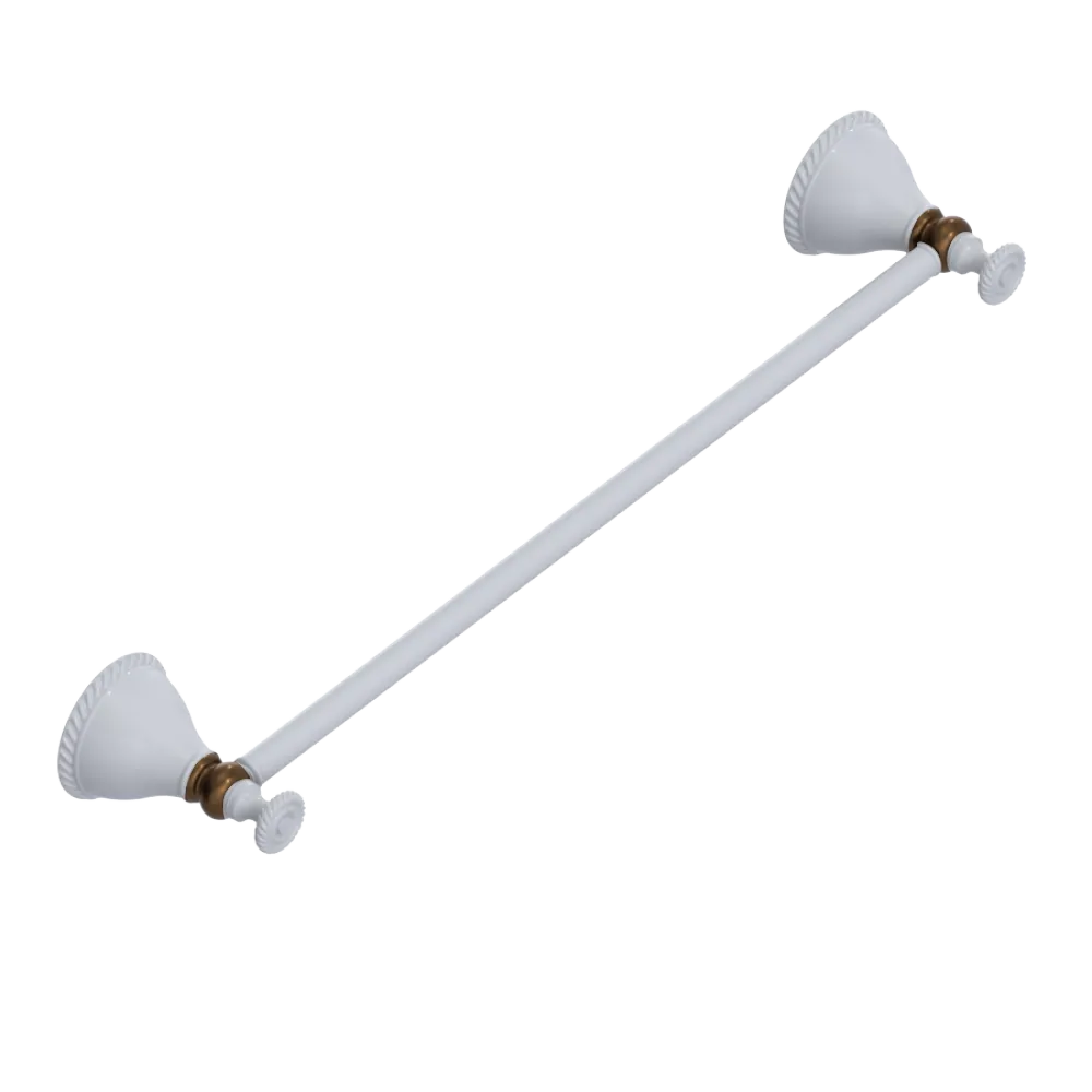 Rubinet Towel Bar 18" White
