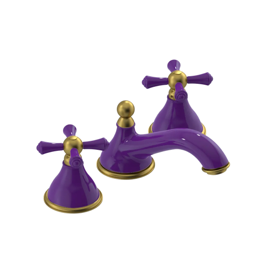 Rubinet Widespread Lav. Set. (less drain) Purple Haze
