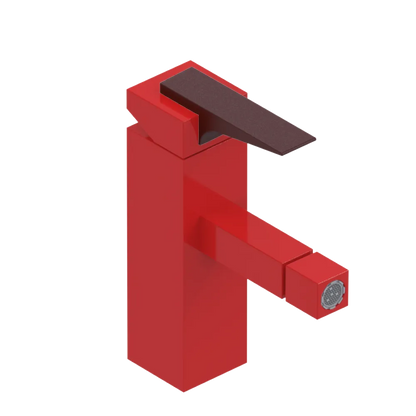 Rubinet Single Control Bidet Fitting (less drain) Red