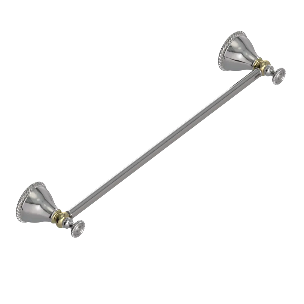 Rubinet Towel Bar 18" Polished Nickel