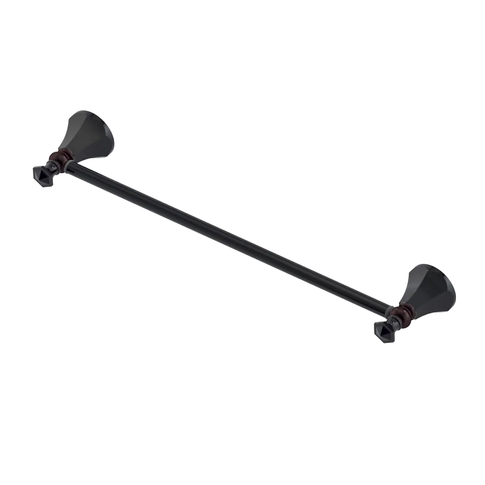 Rubinet Towel Bar 24" Matt Black