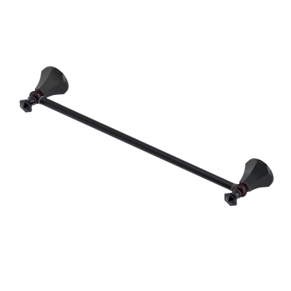 Rubinet Towel Bar 24" Matt Black