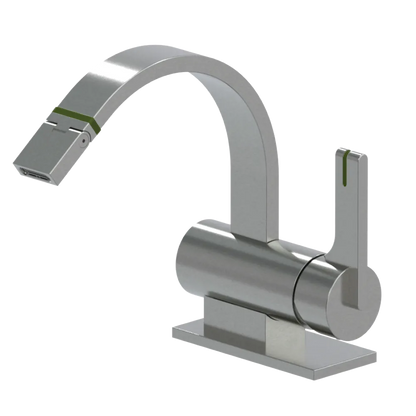 Rubinet Single Control Bidet Fitting (less drain) Satin Nickel