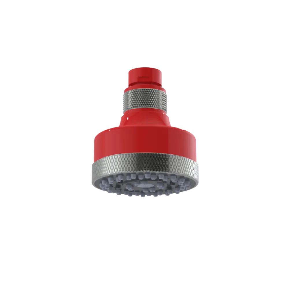 Rubinet 3 FUNCTION SHOWER HEAD Red