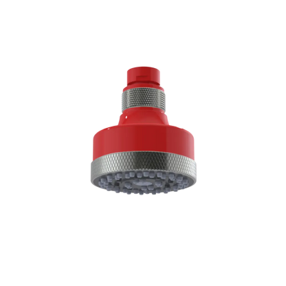 Rubinet 3 FUNCTION SHOWER HEAD Red