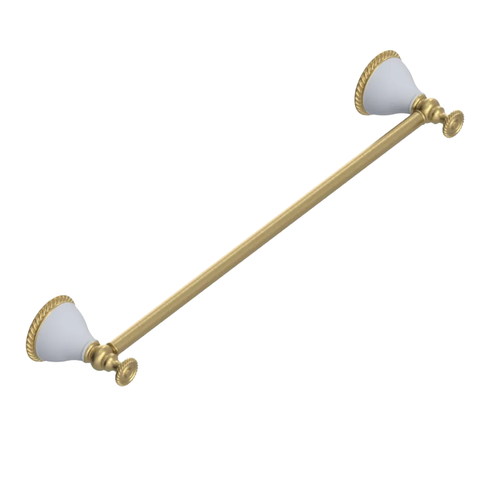 Rubinet Towel Bar 18" Satin Brass