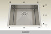 Bosco 240020 20" Stainless Steel Undermount Kitchen Sink