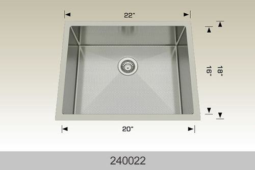 Bosco Textured Titanium Laundry Sinks Sink