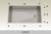 Bosco 240032 32" Stainless Steel Undermount Kitchen Sink