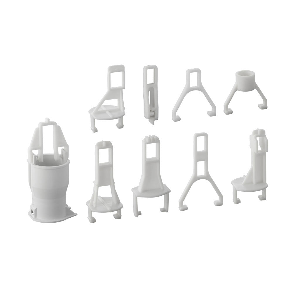 Yoke set for flush valves