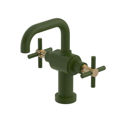 Rubinet Single Hole Dual Handle Lav. Set. (less drain) Green Envy