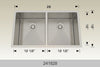 Bosco 241828 28" Stainless Steel Undermount Kitchen Sink