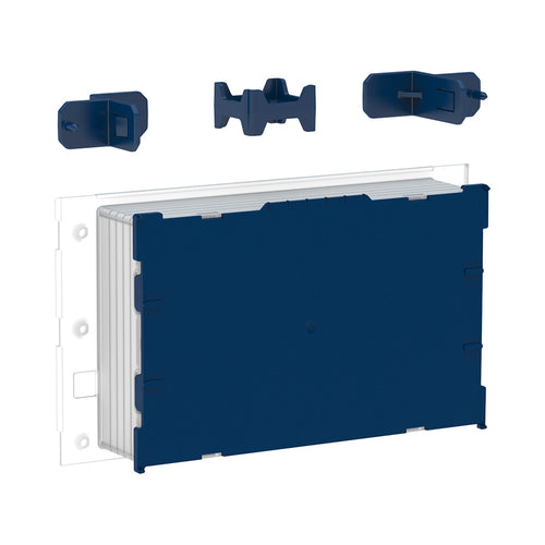 Rough-in set for surface-even mounting of flush and cover plates