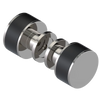 Rubinet Shower Door Knob (set) Polished Nickel