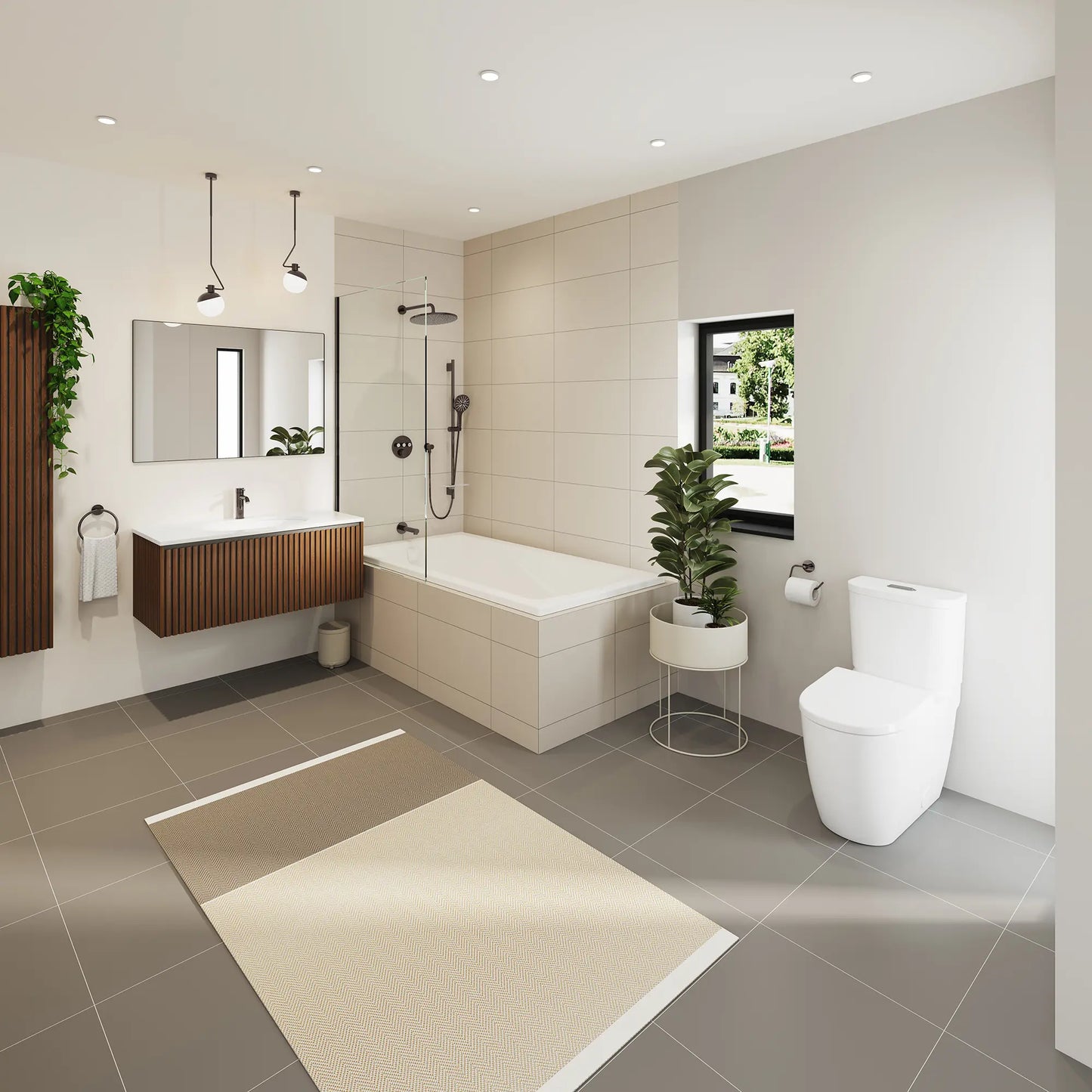 Grohe Rainshower SmartControl Thermostatic Triple Function Shower Kit