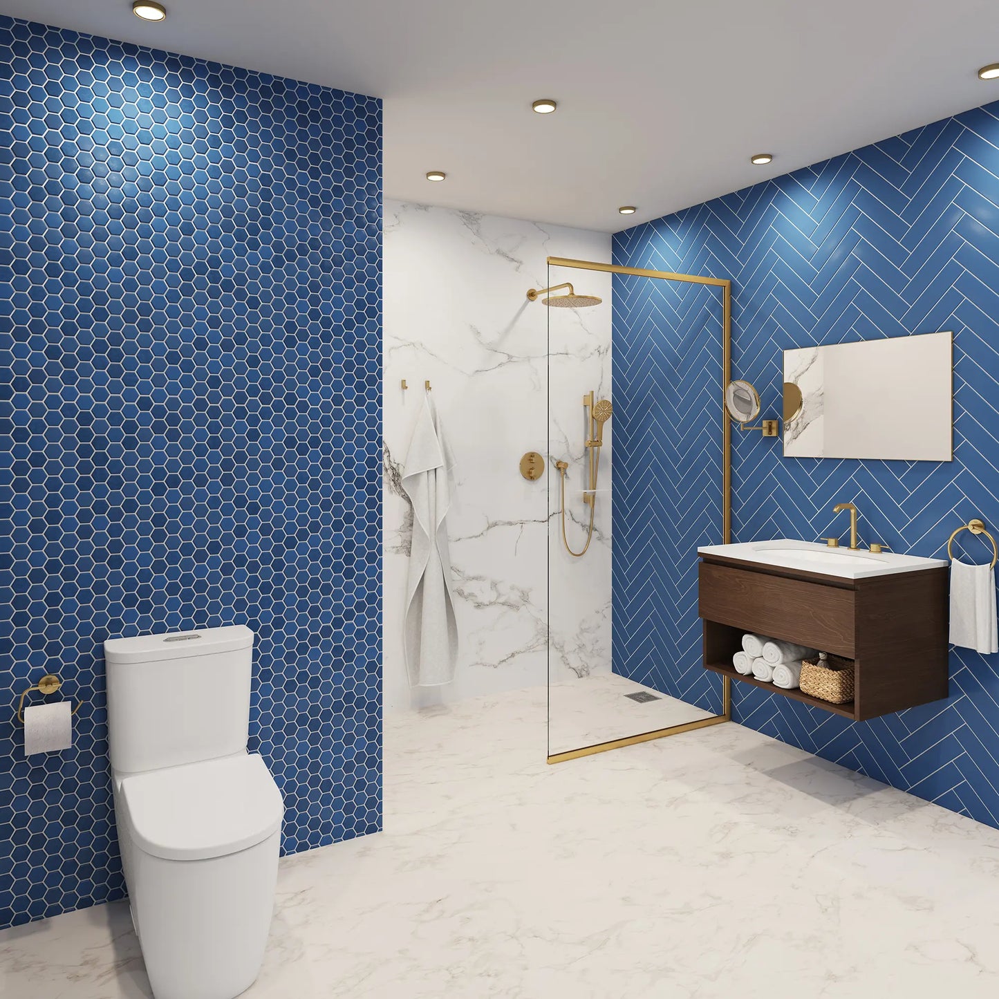 Grohe Rainshower GrohTherm 2-Handle Thermostatic Dual Function Shower Kit