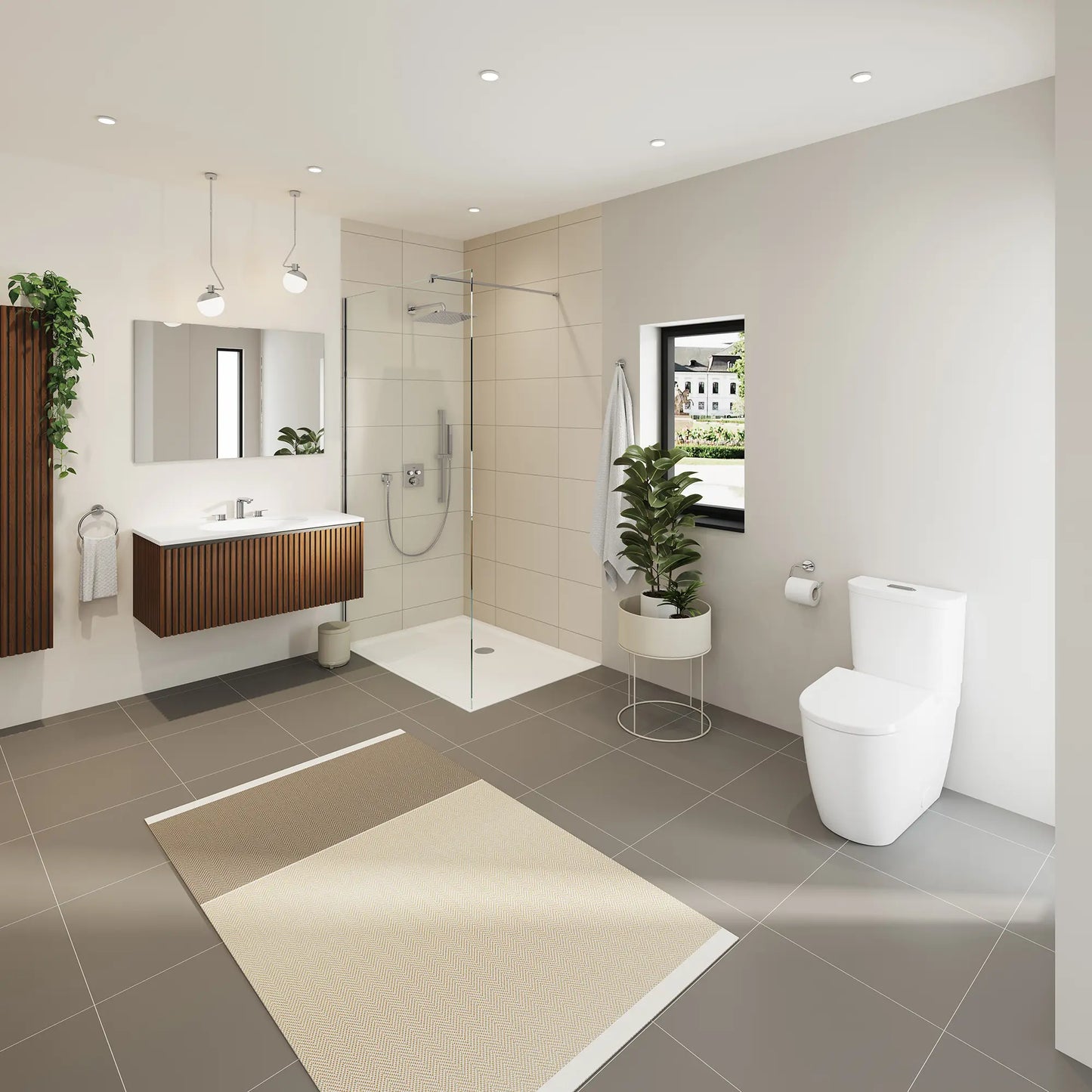 Grohe Rainshower SmartControl Thermostatic Dual Function Shower Kit