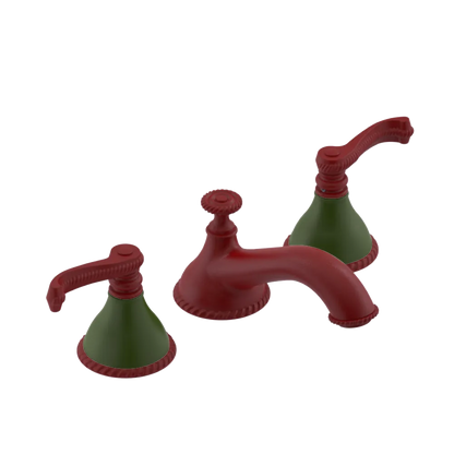 Rubinet Widespread Lav. Set. (less drain) Maroon
