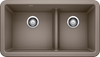 Blanco Ikon 33 1¾ Low Divide Silgranit Kitchen Sink