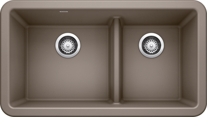 Blanco Ikon 33 1¾ Low Divide Silgranit Kitchen Sink