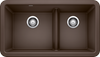 Blanco Ikon 33 1¾ Low Divide Silgranit Kitchen Sink