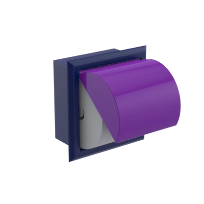Rubinet RECESSED TOILET PAPER HOLDER Midnight Blue