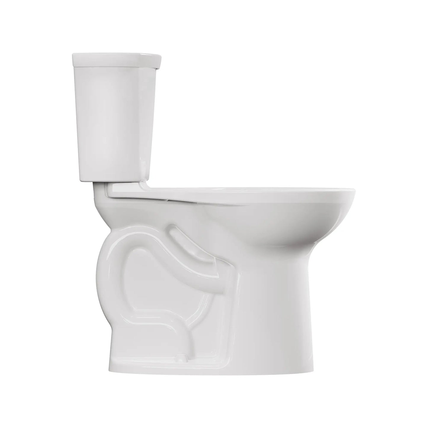 American Standard Cadet® PRO Two-Piece 1.28 gpf/4.8 Lpf Extra Tall Height Elongated Right-Hand Trip Lever Toilet Less Seat