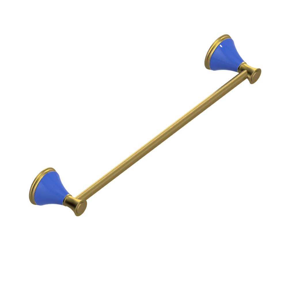 Rubinet Towel Bar 18" Antique Brass Matt
