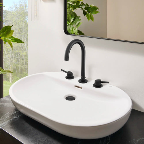 Concetto™ 8" Widespread 2-Handle L-Size Bathroom Faucet 1.2 Gpm - Golzar Home