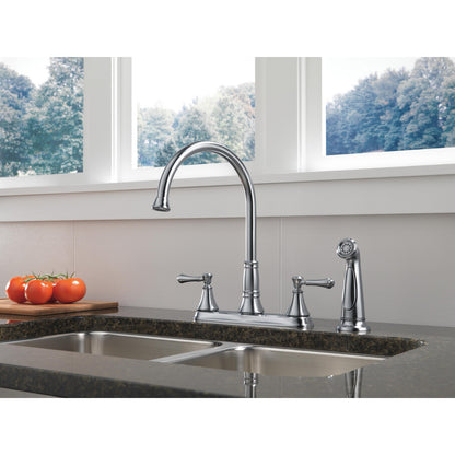 Delta Two Handle Kitchen Faucet with