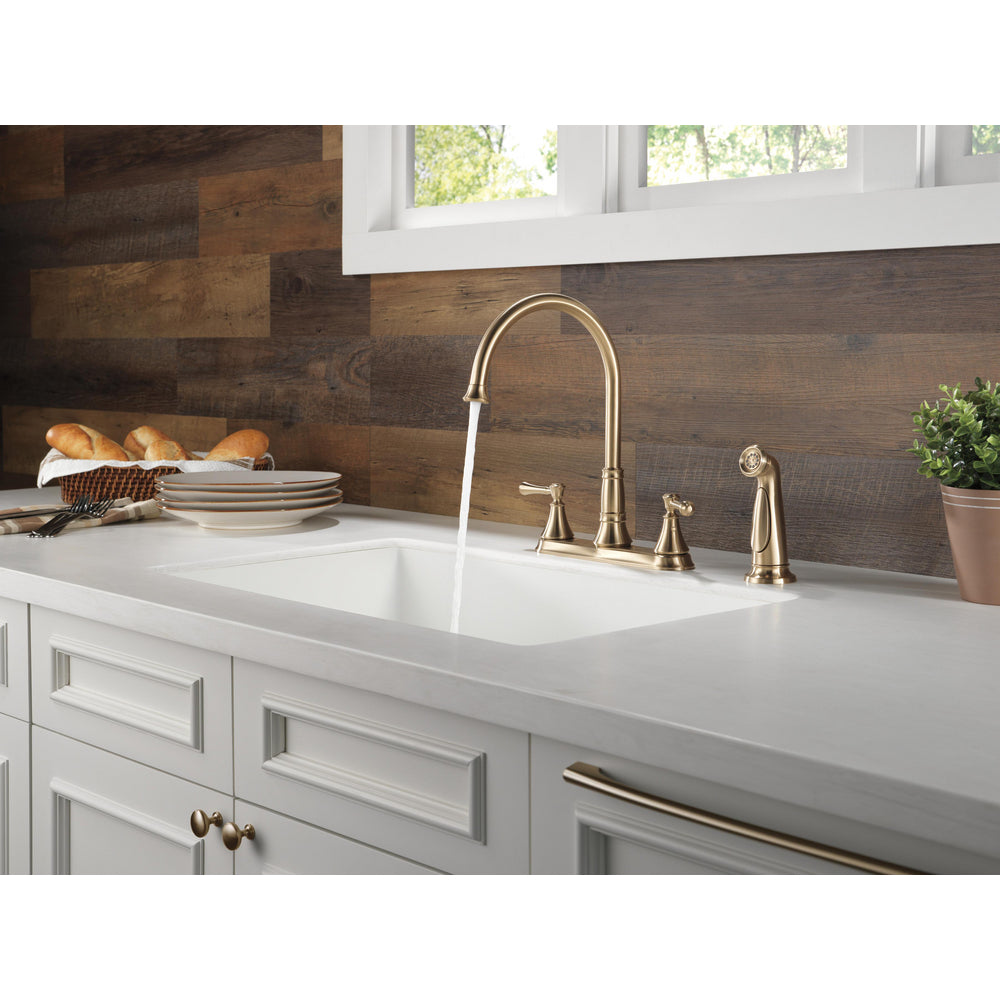 Delta Two Handle Kitchen Faucet with